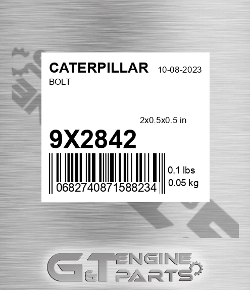 9X-2842 Bolt for CATERPILLAR
