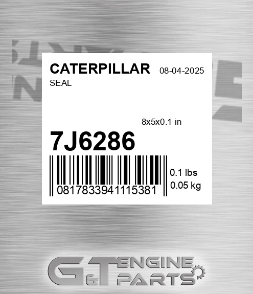 7J-6286 Seal for CATERPILLAR