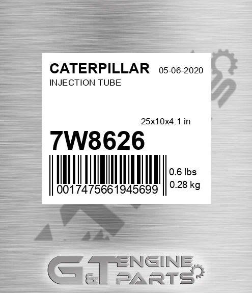 7W-8626 Injection Tube