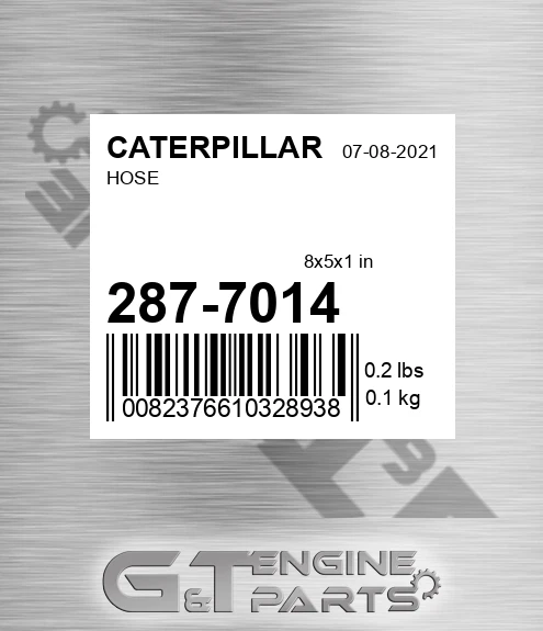 287-7014 Hose for CATERPILLAR