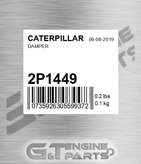 2P1449 CATERPILLAR Damper