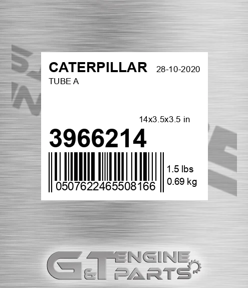 396-6214 Turbo Oil Tube for CATERPILLAR