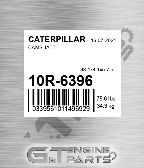 10R-6396 Camshaft for CATERPILLAR