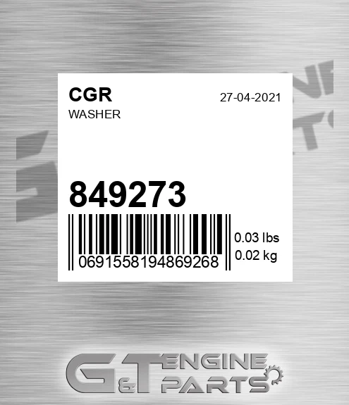 849273 Washer