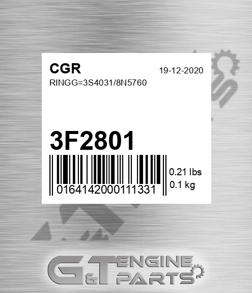 3F2801 CGR Ringg=3s4031/8n5760