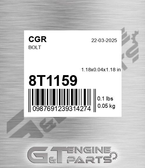 8T1159 Bolt