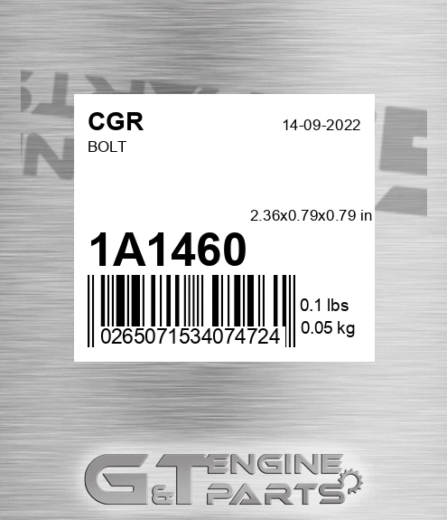 1A1460 CGR Bolt