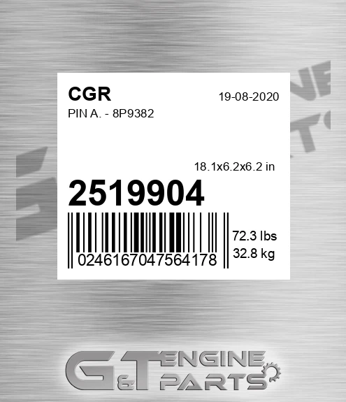 2519904 Pin A. - 8p9382
