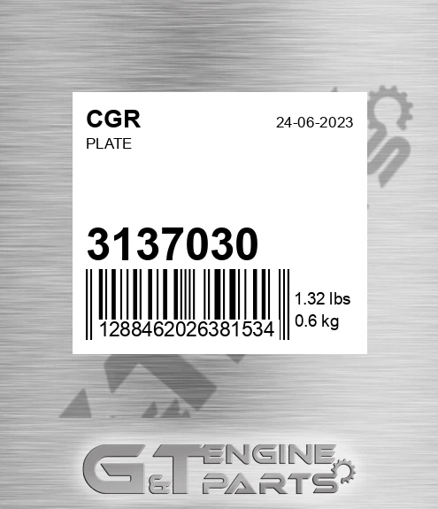 3137030 Plate