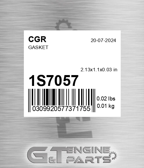 1S7057 CGR Gasket