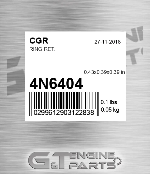 4N6404 CGR Ring Ret.