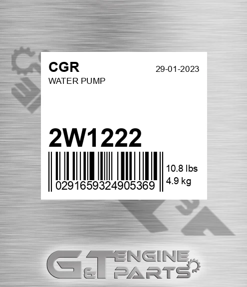 2W1222 Water Pump