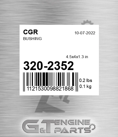 320-2352 CGR Bushing