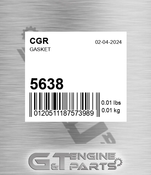 5638 CGR Gasket