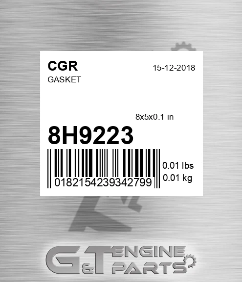 8H9223 Gasket