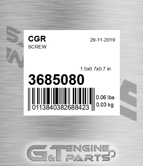 3685080 Screw for CGR