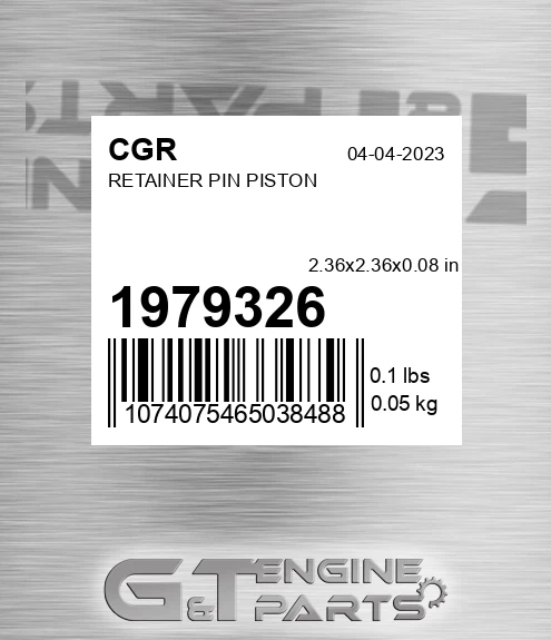 1979326 Retainer Pin Piston