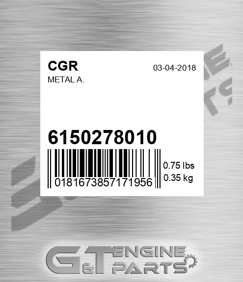 6150278010 Metal A.
