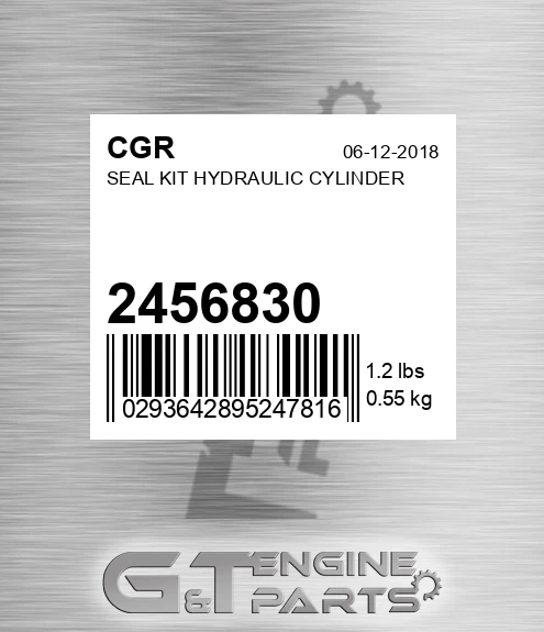 2456830 CGR Seal Kit Hydraulic Cylinder