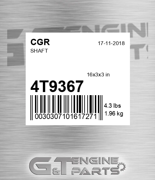 4T9367 Shaft