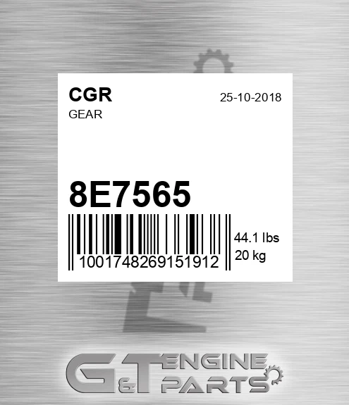 8E7565 Gear