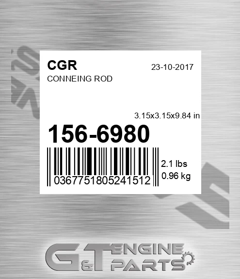 156-6980 CGR Conneing Rod