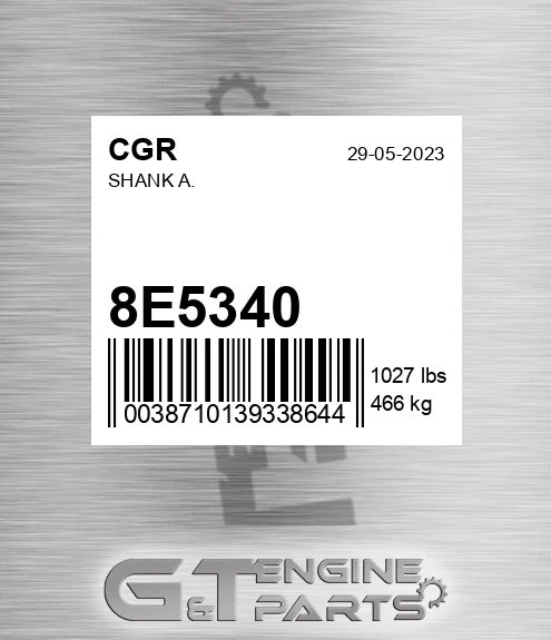 8E5340 Shank A.