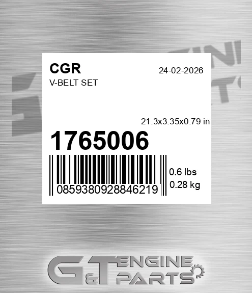 1765006 V-belt Set