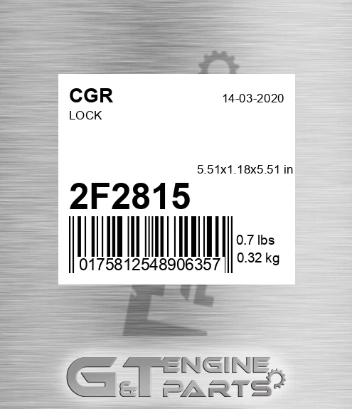 2F2815 Lock