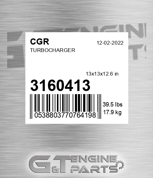 3160413 CGR Turbocharger