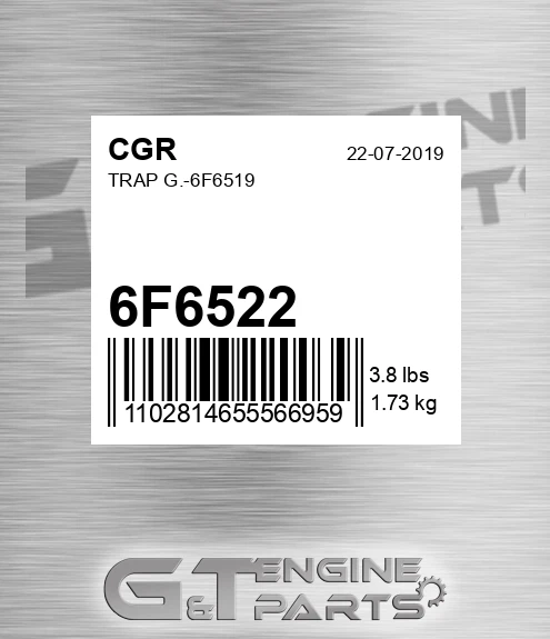 6F6522 Trap G.-6f6519