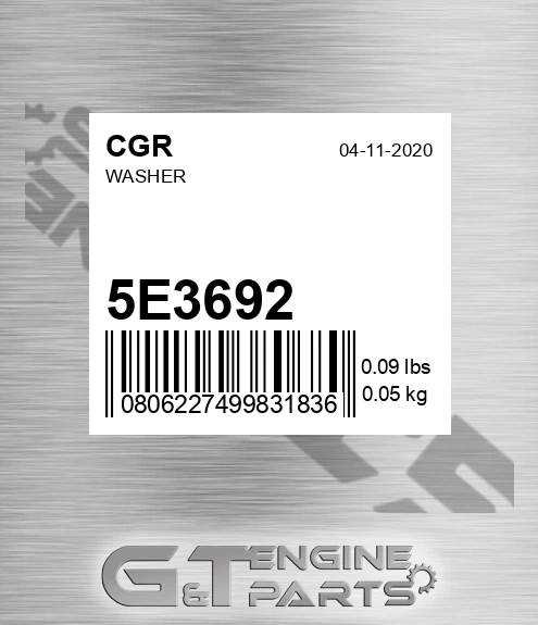 5E3692 Washer