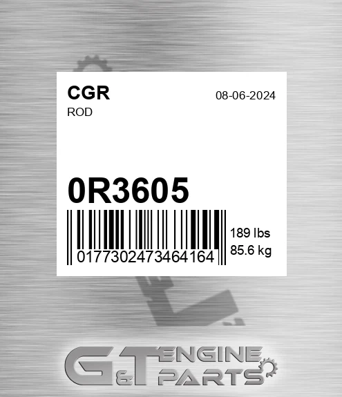 0R3605 Rod