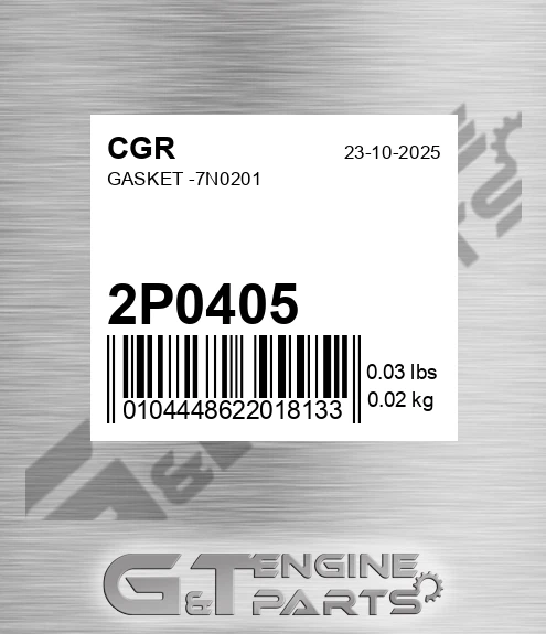 2P0405 Gasket -7n0201