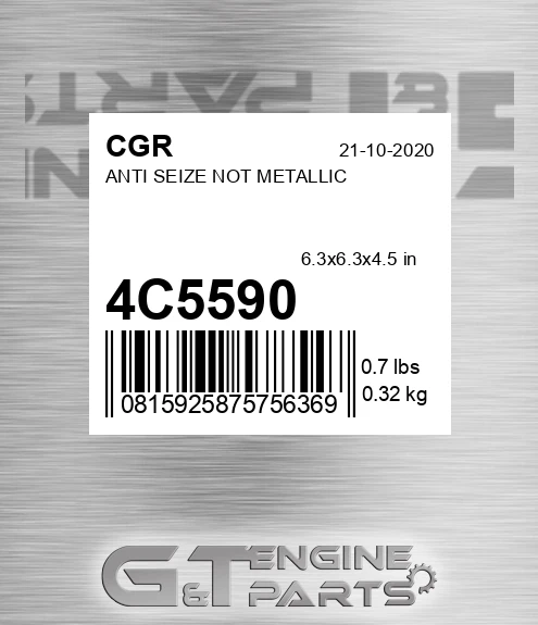 4C5590 CGR Anti Seize Not Metallic