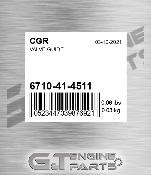 6710-41-4511 Valve Guide for CGR