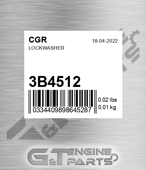 3B4512 Lockwasher