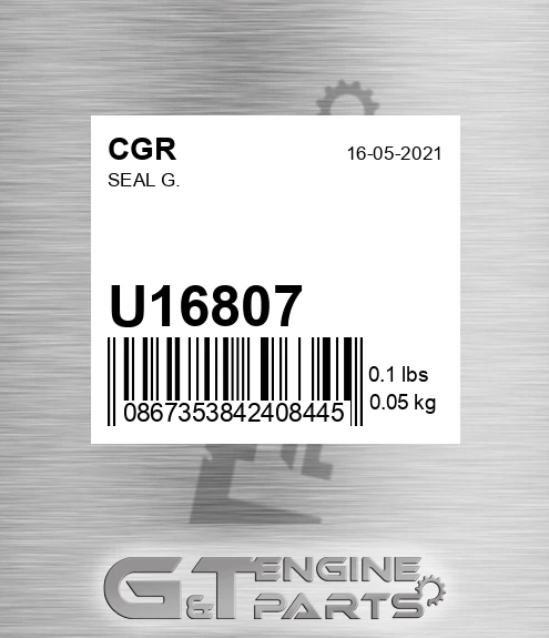 U16807 Seal G.