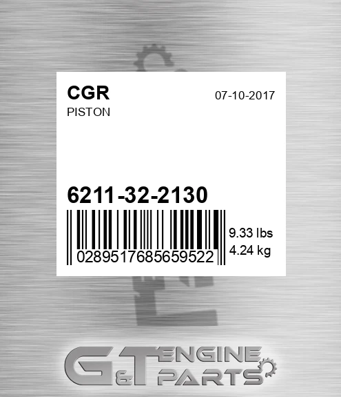 6211-32-2130 Piston