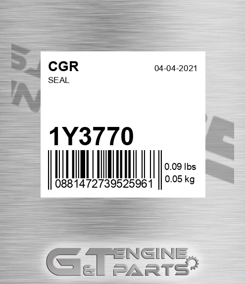 1Y3770 Seal for CGR