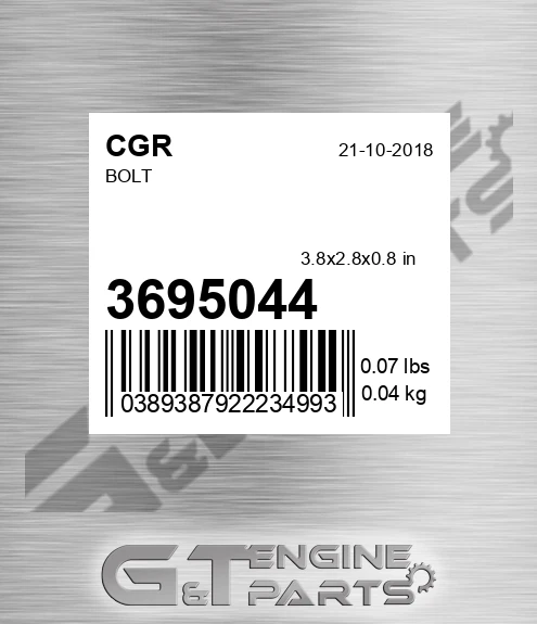 3695044 Bolt