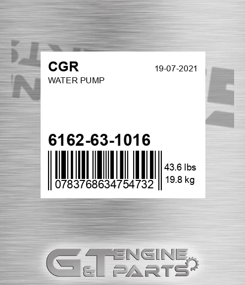 6162-63-1016 Water Pump