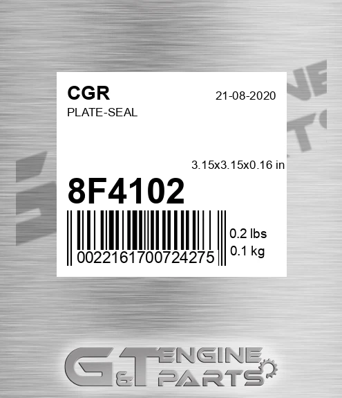 8F4102 Plate-seal