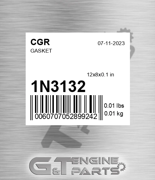 1N3132 CGR Gasket