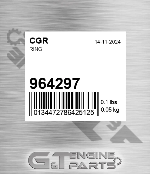 964297 CGR Ring
