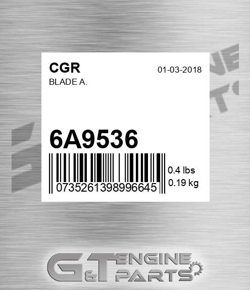 6A9536 CGR Blade A.
