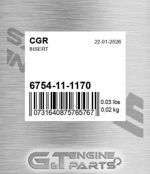 6754-11-1170 CGR Insert