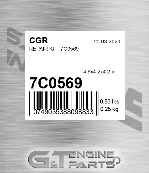 7C0569 Repair Kit - for CGR