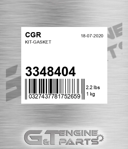 3348404 CGR Kit-gasket