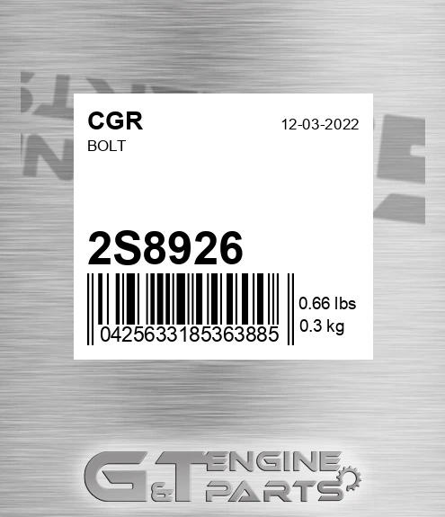 2S8926 Bolt
